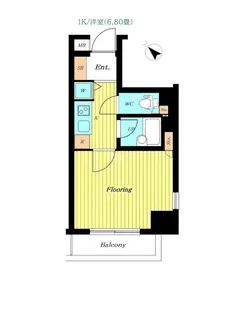 菱和パレス銀座八丁目【2階】の間取り