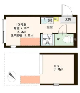 FAMISIAPIA【1階】の間取り