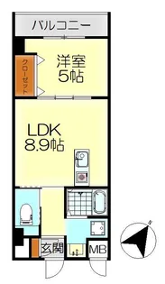 efrO Garden【3階】の間取り