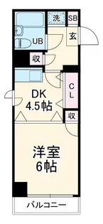 アヴァンティ弐番館【3階】の間取り
