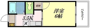 メゾン石井城【2階】の間取り