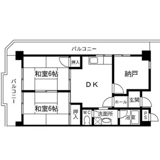 恒信ハイツ【6階】の間取り