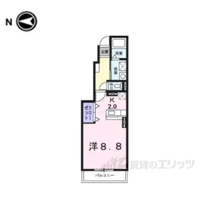 メイプルコート2【1階】の間取り