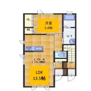 コルレ本通【1階】の間取り