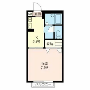 ファミーユ・プレザン【1階】の間取り