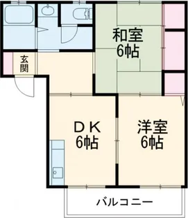 クレストコトーA棟【2階】の間取り