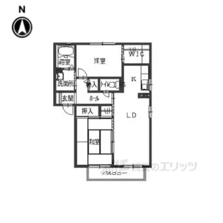 アーバヒルG【2階】の間取り