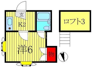 エステートアーバン柏【1階】の間取り