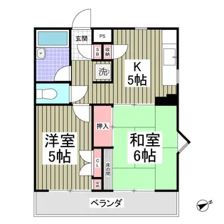 ファミール常盤平【3階】の間取り