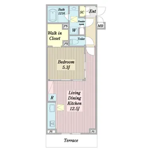 Casa raccolto【1階】の間取り
