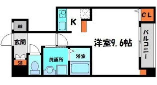 フナーセル【1階】の間取り