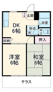 リバティーヴェル【1階】の間取り