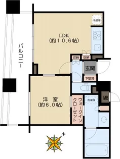 パークホームズ文京千石ステーションプレイス【7階】の間取り
