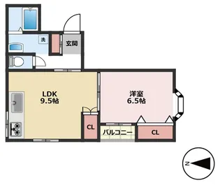 M S FLAT【2階】の間取り