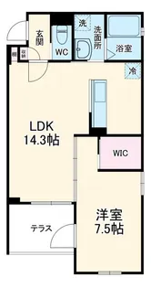 TERRACE CLIVIA 本八幡【4階】の間取り