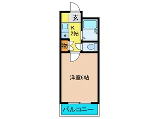 フローラル横堤【2階】の間取り
