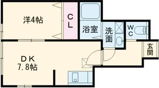 エスパーダ亀有【1階】の間取り