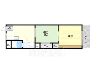 三和第8マンション【4階】の間取り