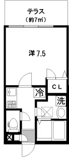 プランドール【1階】の間取り