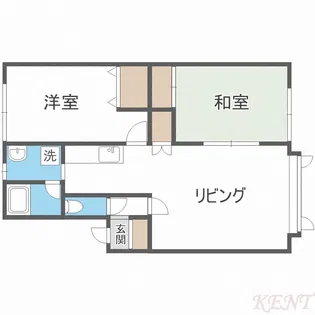 ノースハイム6・4【3階】の間取り