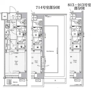 ザ・プレミアムキューブG潮見【2階】の間取り