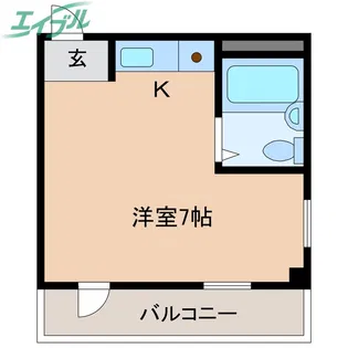 シティライフ四日市【7階】の間取り