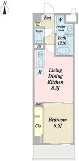 VORT中村IIresidence【1階】の間取り