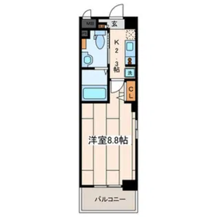 ウイングルート【4階】の間取り