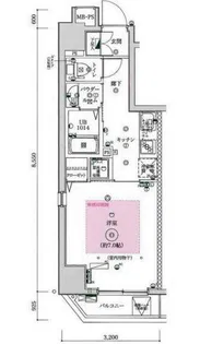 フェルクルールプレスト文京湯島【4階】の間取り
