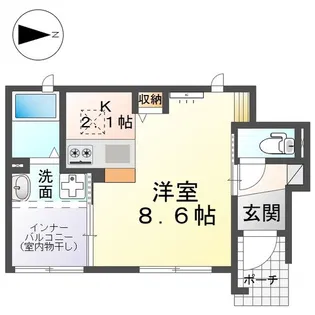 クレシア【1階】の間取り