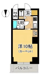 シティパレス本町【5階】の間取り