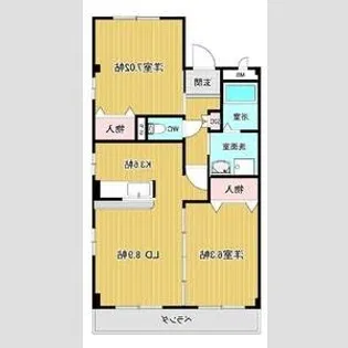 シャトーIII【1階】の間取り