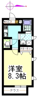クレールコートIII【2階】の間取り