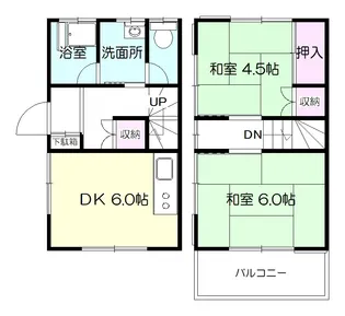 東京都八王子市片倉町【一戸建】の間取り