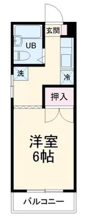 南シティハイツ【4階】の間取り