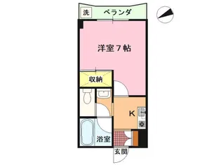 ALESC95マンション【4階】の間取り