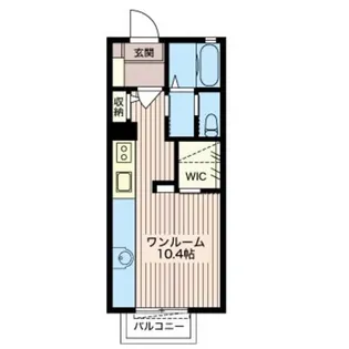 メビュースタウンVIA【1階】の間取り