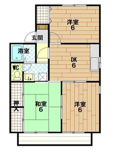 グレース藤【2階】の間取り