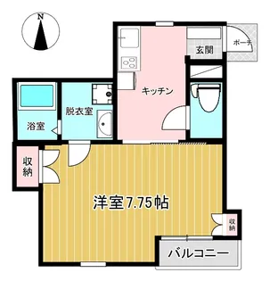 AMBITION白鴎East【1階】の間取り