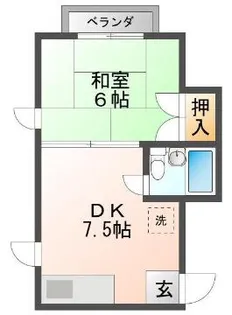 東京都葛飾区鎌倉3【アパート】の間取り