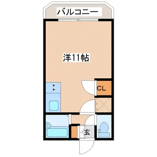 メゾンド・サンマリノ【2階】の間取り