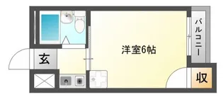 SUKEROKUハイツ【2階】の間取り
