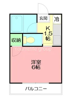 神奈川県秦野市鶴巻北1【アパート】の間取り