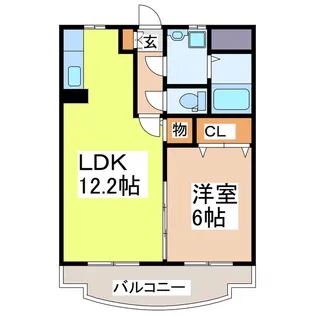 サン・ジュリアン【3階】の間取り