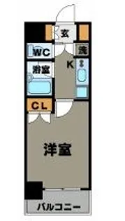 パレステュディオ広尾【2階】の間取り