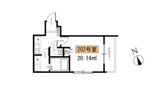 ゴールデンフジ【2階】の間取り