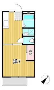 サンライフヴィラB【2階】の間取り