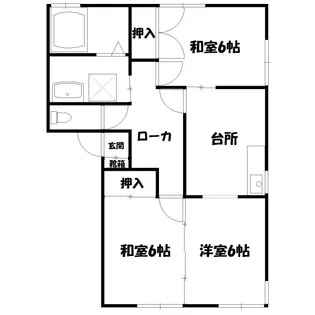 メゾン・ド・パルティル【1階】の間取り