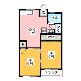 丸の内コーポラス【3階】の間取り