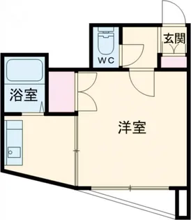 ウィングエステート二子【2階】の間取り